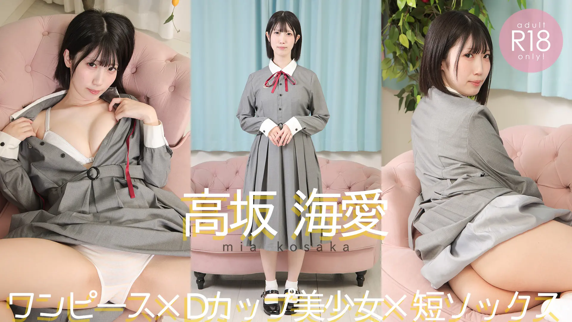 高坂海愛  清楚なお嬢様のはだけた姿は誘惑的で・・・ ワンピース